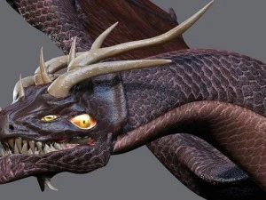 battle dragon 3D Model