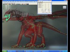 battle dragon 3D Model