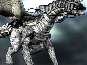 battle dragon Modelo 3D