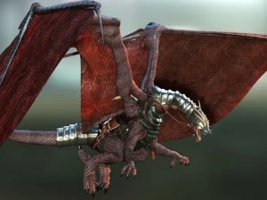 battle dragon 3D Model