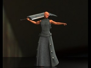 swordsman 3D 모델