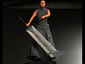 swordsman 3D 모델