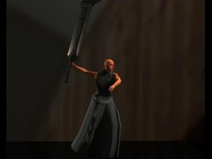 Schwertk&auml;mpfer 3D Modell