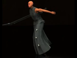 swordsman 3D Model
