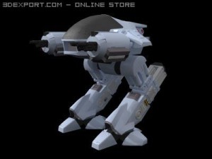 ed 209 enforcement droid 3D Model