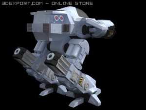 ed 209 enforcement droid 3D Model