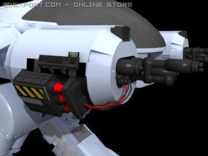 ed 209 enforcement droid 3D Model