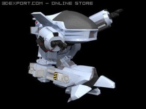 ed 209 enforcement droid 3D Model
