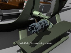 army huey little bird 3D-Modell