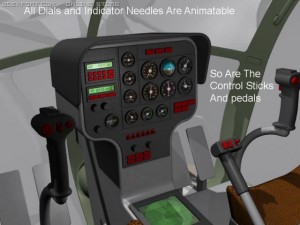army huey little bird 3D-Modell