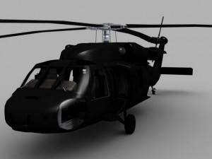 blackhawk helicopter uh60 3D Model