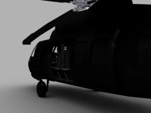blackhawk helicopter uh60 3D Model