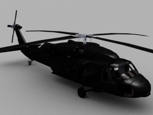 blackhawk helicopter uh60 Modelo 3D
