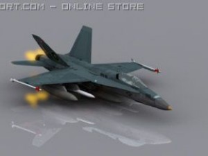 f18 hornet 3D Model