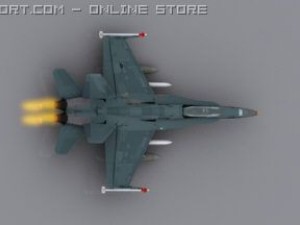 f18 hornet Model 3D