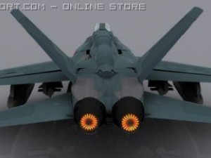 f18 hornet Model 3D