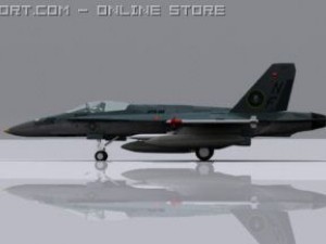 f18 hornet Model 3D