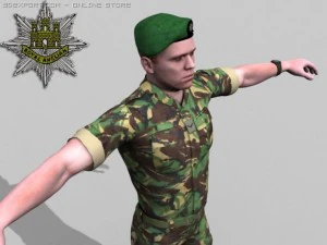 british royal anglian ultimate soldier pack 3D Model