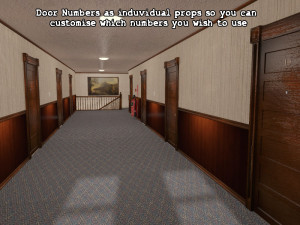 apartment corridor 3D 모델