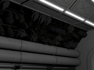 nostromo habitation corridor 3D Model