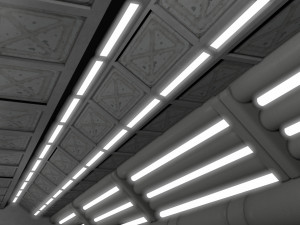 nostromo habitation corridor 3D Model
