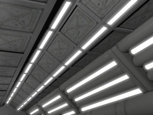 nostromo habitation corridor 3D Model