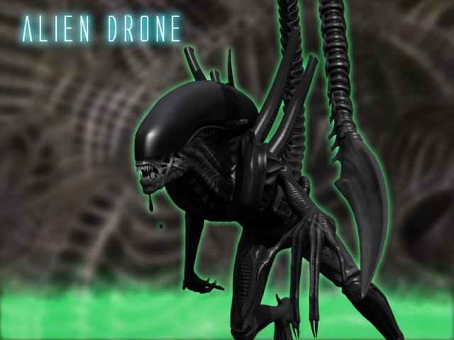rigged alien xenomorph megapack 3D-Modell .c4d .max .obj .3ds .fbx .stl .blend 