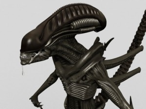 rigged alien xenomorph megapack 3D-Modell