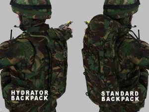 british royal marine woodland rigged soldier 3D Model