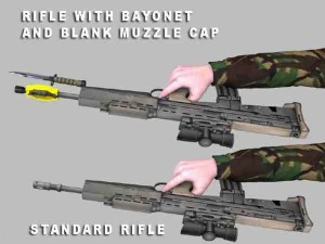 british royal marine woodland rigged soldier 3D Model
