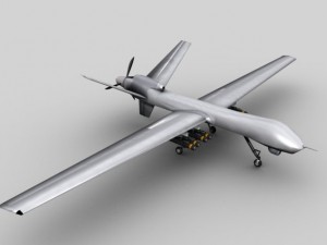 mq 9 uav predator drone Model 3D