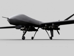 mq 9 uav predator drone 3D Model