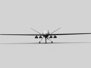 mq 9 uav predator drone 3D Model