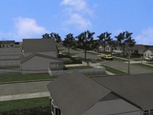 suburban street scene 3D Модель