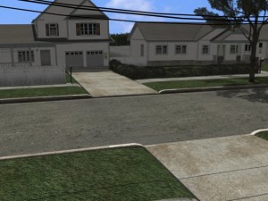 suburban street scene 3D Модель