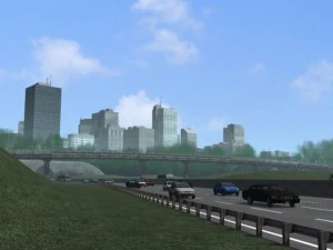 new york freeway scene 3D Model