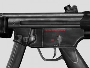 hk mp5 rifle 3D Model