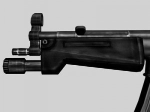hk mp5 rifle 3D Model