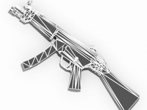 hk mp5 rifle 3D Model