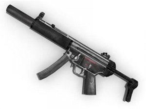 hk mp5sd rifle silenced Modèle 3D