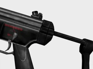 hk mp5sd rifle silenced 3D Model