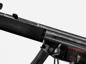 hk mp5sd rifle silenced Modello 3D