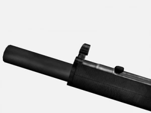 hk mp5sd rifle silenced 3D Model