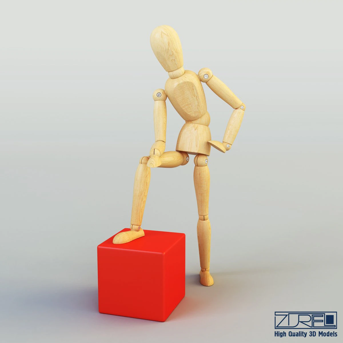 human figure from ikea 3D Model .c4d .max .obj .3ds .fbx .stl .blend 