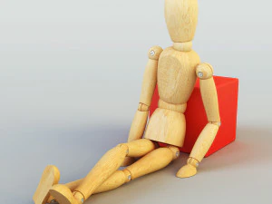 human figure from ikea 3D Model