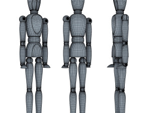 human figure from ikea 3D मॉडल