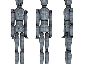 human figure from ikea 3D Model