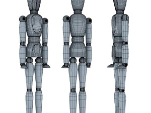 human figure from ikea 3D Model