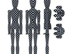 human figure from ikea 3D Model