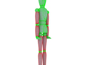 human figure from ikea 3D Model